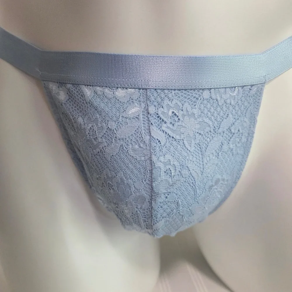 Cosabella Luxurious Italian Lace Thong Men's Mid Rise Stretch Underwear‎